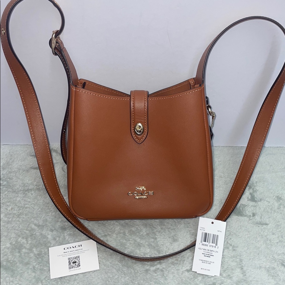 NWT Coach ‘Hadley’ Smooth Leather Mini Crossbody